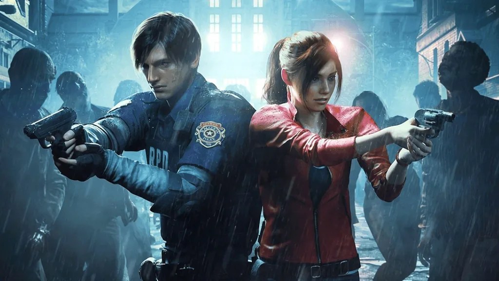 Imagen de Leon S. Kennedy y Claire Redfield en el remake de Residente Evil 2 