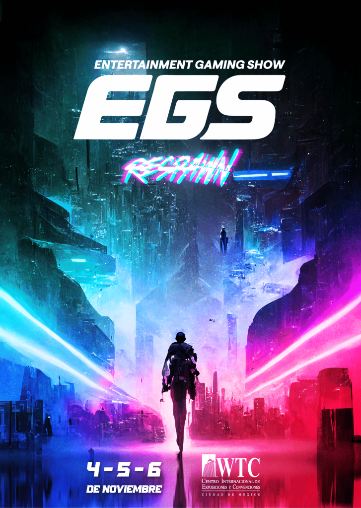 Cartel del Evento Electronic Game Show Respawn en su edición de 2022 , de regreso después de 5 años de ausencia 