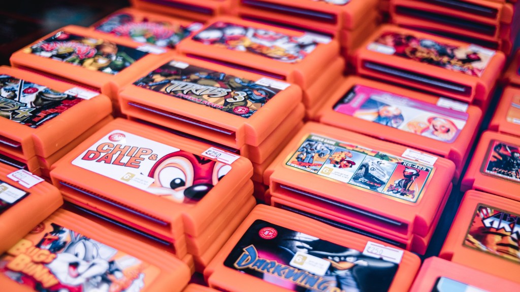 Cartuchos viejos de videojuegos 